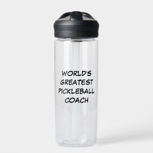 Bouteille D'eau Meilleur entraîneur de pickleball au monde