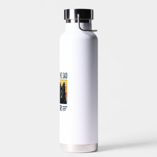 Bouteille D'eau Meilleur Papa Schipperke Jamais Design Vectoriel R