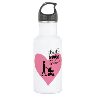 Bouteille D'eau "Meilleure maman jamais - Moments de coeur"