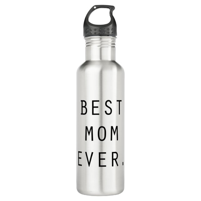 Bouteille D'eau Meilleure maman jamais offerte (Devant)