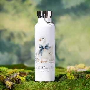 Bouteille D'eau Meilleure maman Oie & Bébé Canard Nom personnalisé