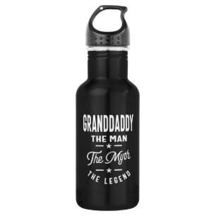 Bouteille D'eau Mens Granddaddy L'Homme Le Mythe La Légende