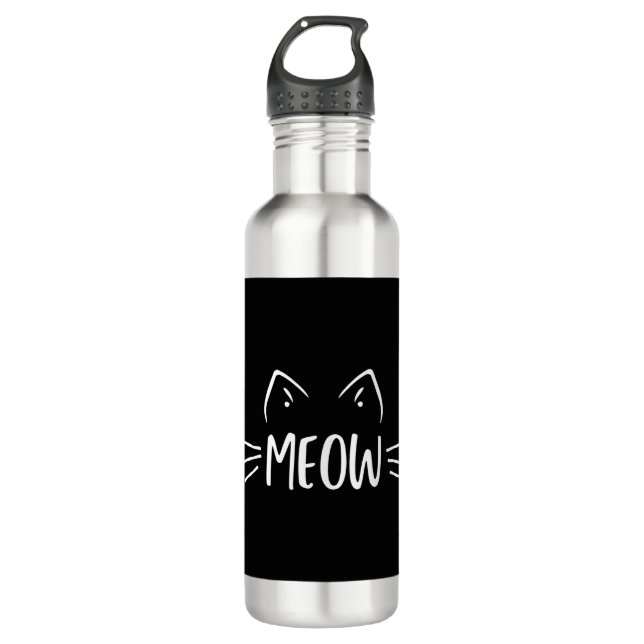 Bouteille D'eau Meow Cat (Devant)
