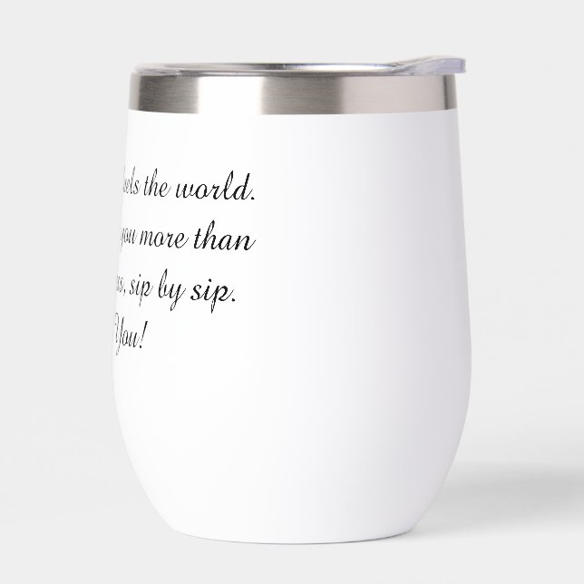 Bouteille d'eau merci (Gauche)