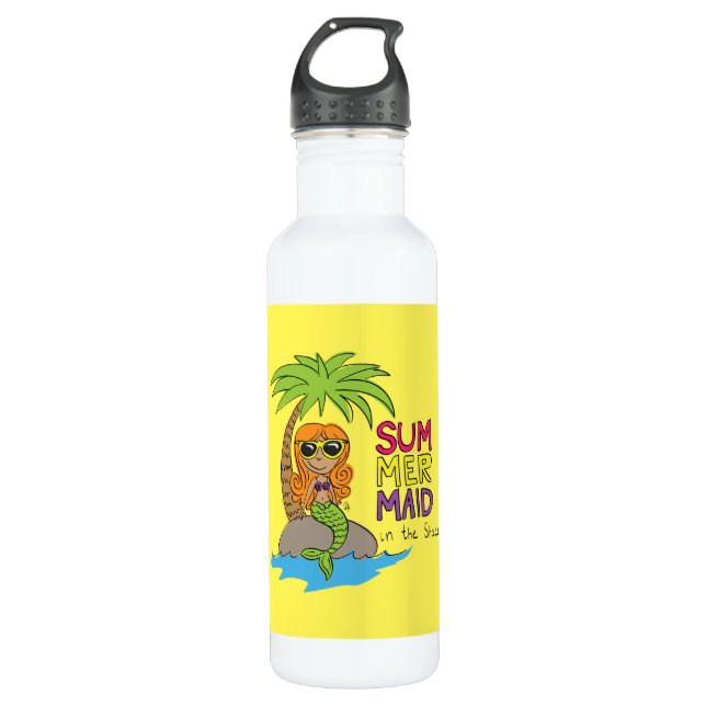 Bouteille D'eau Mermaid Cute Kids (Devant)