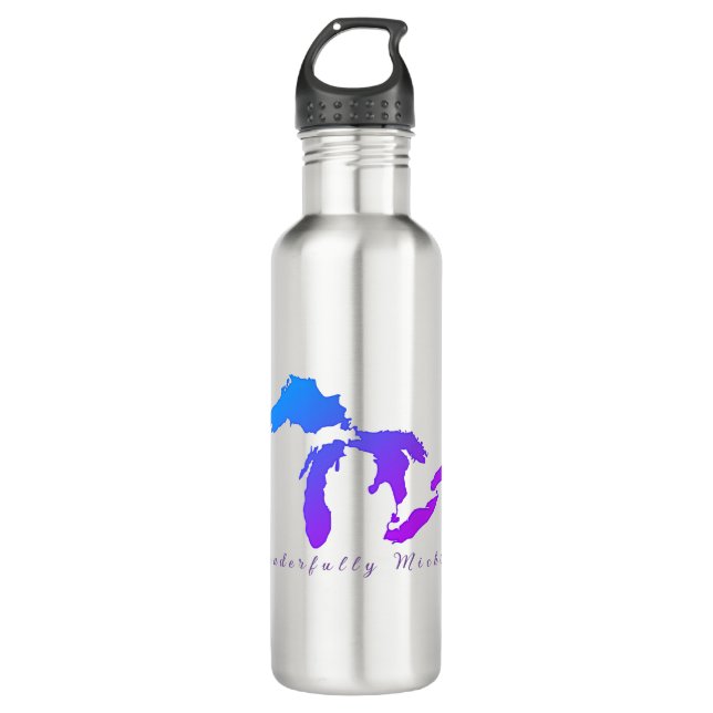 Bouteille D'eau Merveilleusement Michigan Water Tumbler (Devant)