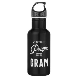 Bouteille D'eau Mes Gens Préférés M'Appelent Gram
