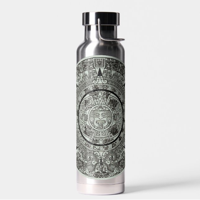 Bouteille D'eau Mexicaine Aztec Sun Stone Maya Calendrier 1 (Gauche)