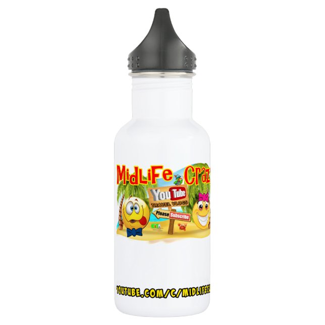 Bouteille d'eau Midlife Crazy 18oz (Gauche)