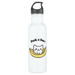 Bouteille D'eau Mignonne, Banane, Peekaboo !, Japon, , Kitten