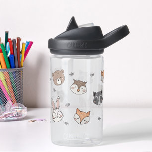Bouteille D'eau Mignonnes forêts animaux enfants