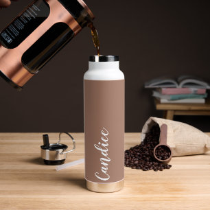 Bouteille D'eau Mocha Personanlisé Mariage Bridesmaid