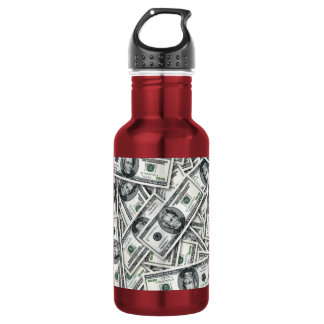 Bouteille D'eau Modèle de billet de vingt dollars