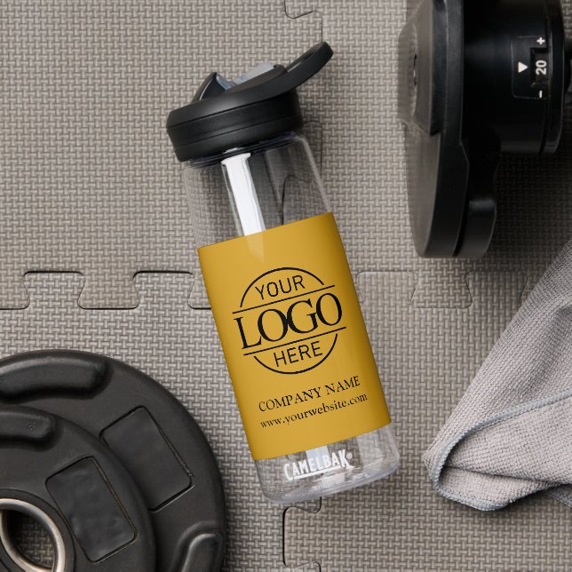 Bouteille D'eau Modern Custom Logo Business Branding Promotional (Salle de sport (pivoté))
