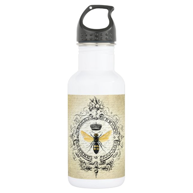 Bouteille D'eau modern vintenfrenqueen bee (Devant)