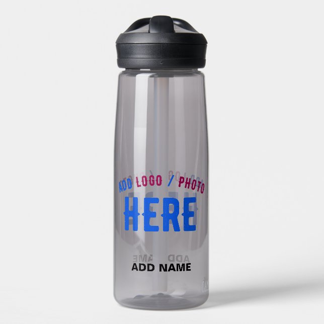 BOUTEILLE D'EAU MODERNE MODERNE ASH PERSONNALISABLE VÉRIFIÉ (Avant)