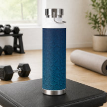 Moderne sarcelle de la marine géométrique ombré