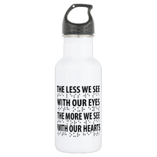 Bouteille D'eau Moins On Voit Avec Nos Yeux - Éclaircissement Brai