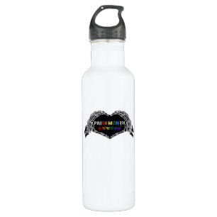 Bouteille D'eau Mois Skeleton Heart Hands LGBTQIA