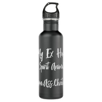 Bouteille D'eau Mon Ex a 3 Esprit Animaux Ex Femme Mari Divorce