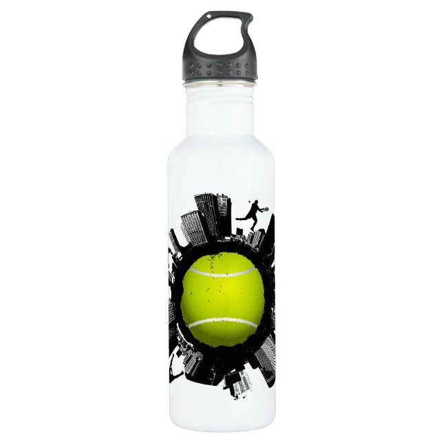 Bouteille D'eau Monde de tennis (Devant)
