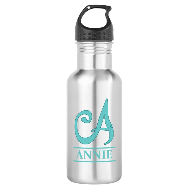 Bouteille d'eau monogramme (Devant)