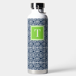 Bouteille D'eau Monogramme en treillis carré Prépa – Nuit et Citro
