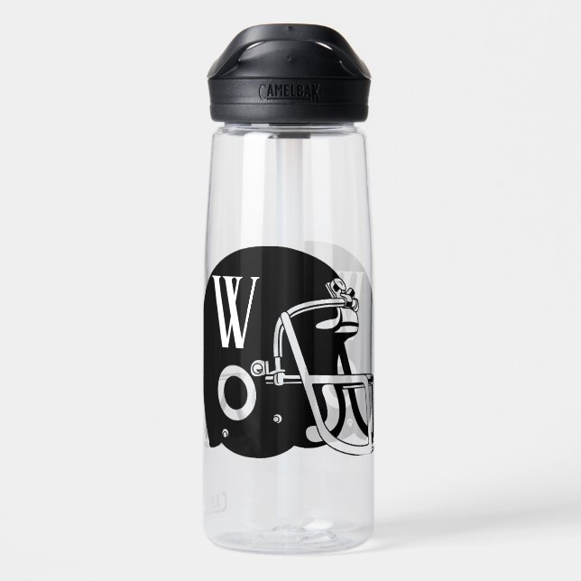 Bouteille D'eau Monogramme Football (Arrière)