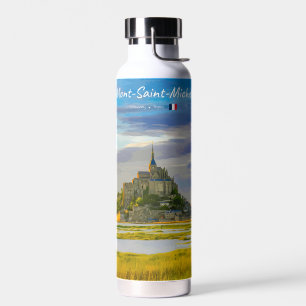 Bouteille D'eau Mont-Saint-Michel, France - Abbaye médiévale
