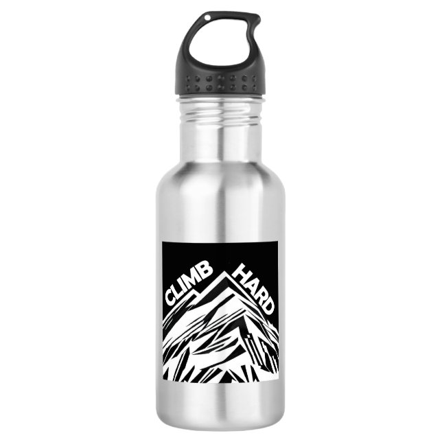 Bouteille D'eau Monter l'alpinisme dur (Devant)