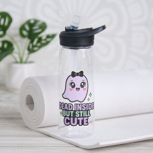 Bouteille D'eau Mort À L'Intérieur Mais Toujours Mignonne Fantôme