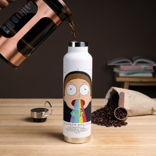 Bouteille D'eau Morty Goodbye Moonmen Citation Graphique