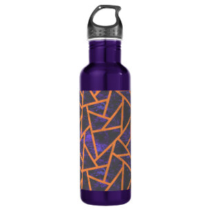 Bouteille D'eau Mosaïque d'Halloween