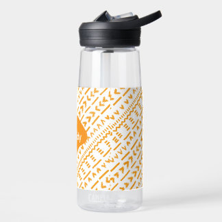Bouteille D'eau Motif Africain Liquide En Blanc