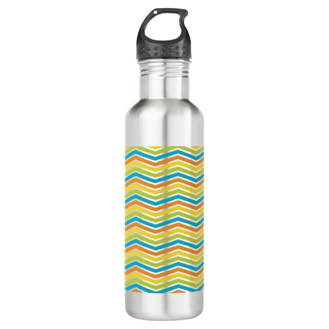 Bouteille d'eau Motif africaine Zigzag | Cul vibra (Devant)
