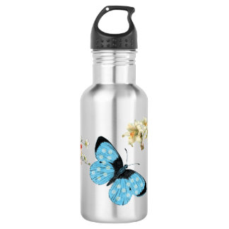 Bouteille D'eau motif ailes bleues papillon animal Anniversaires