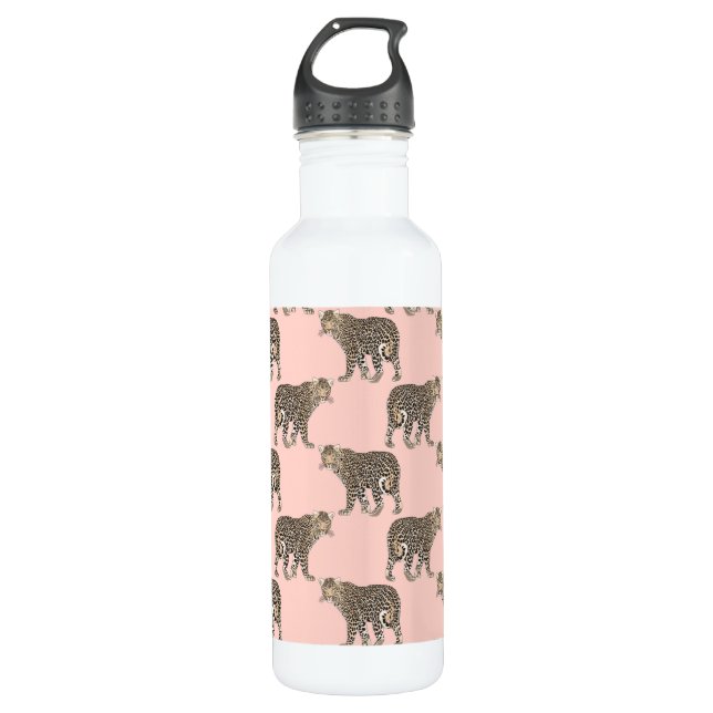 Bouteille D'eau Motif animal chic et branché Leopard (Devant)
