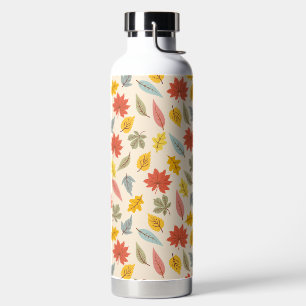 Bouteille D'eau Motif d'automne feuille colorée