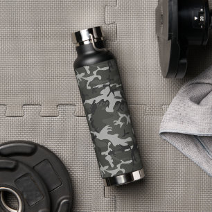Bouteille D'eau Motif de Camouflage gris, Motif militaire, Armée