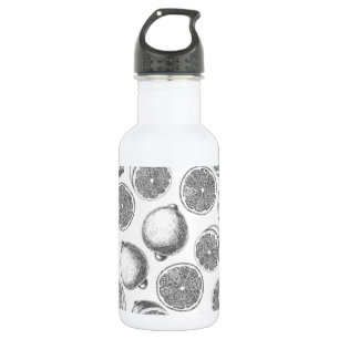 Bouteille D'eau Motif de citron à main