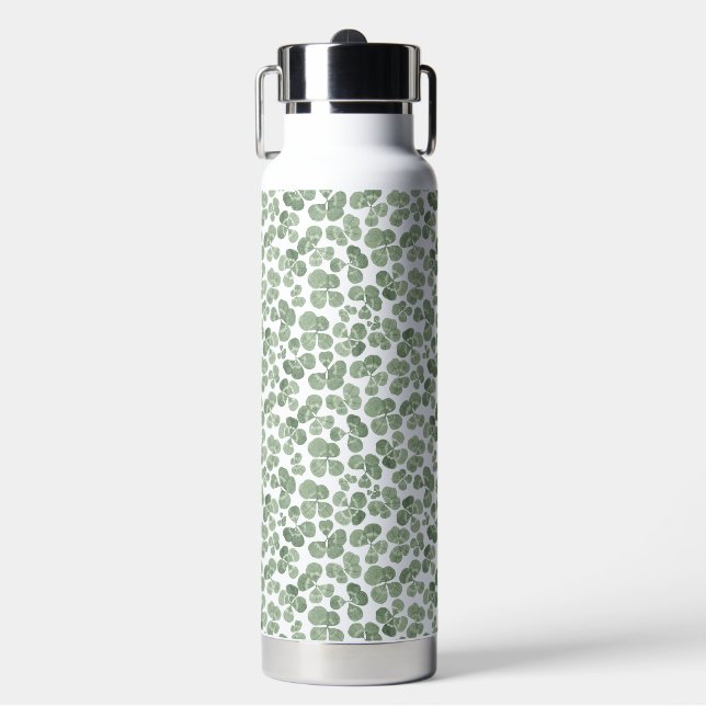 Bouteille D'eau Motif de fermeture Shamrock aquarelle (Salle de sport)