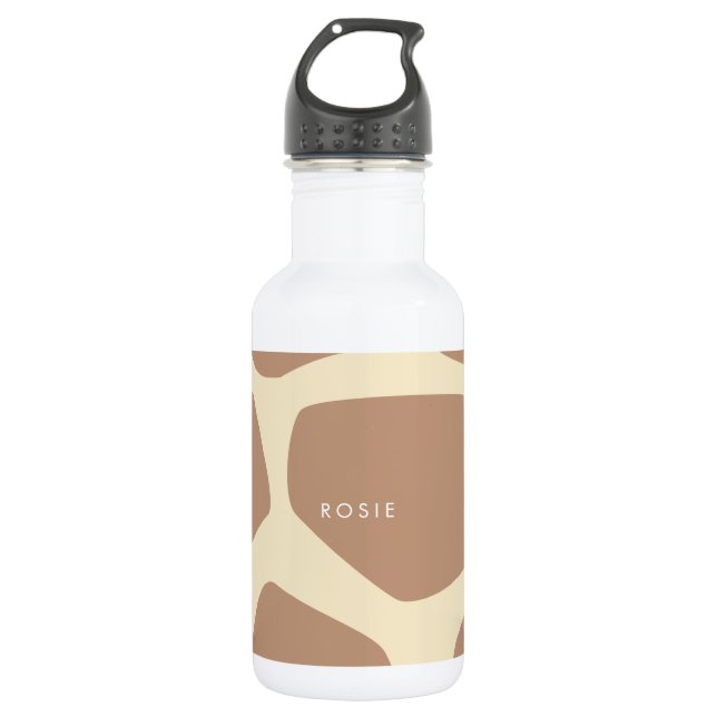 Bouteille D'eau Motif de girafe moderne (Devant)
