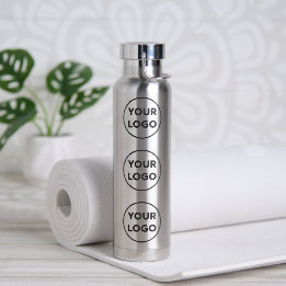 Bouteille D'eau Motif de logo personnalisé