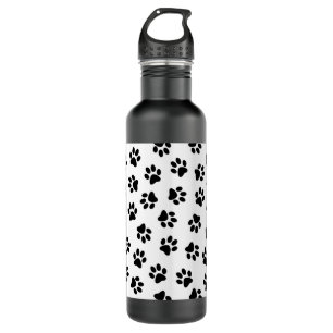 Bouteille D'eau Motif De Pâtes, Paniers De Chien, Paniers Noirs