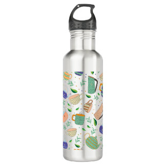 Bouteille D'eau motif de thé