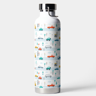 Bouteille D'eau Motif de véhicule routier migre