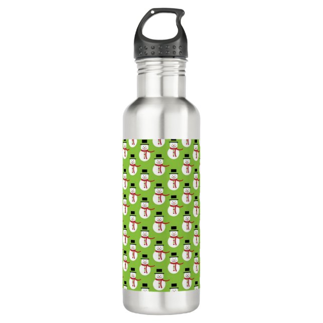 Bouteille D'eau Motif des neigeurs de Noël (Devant)