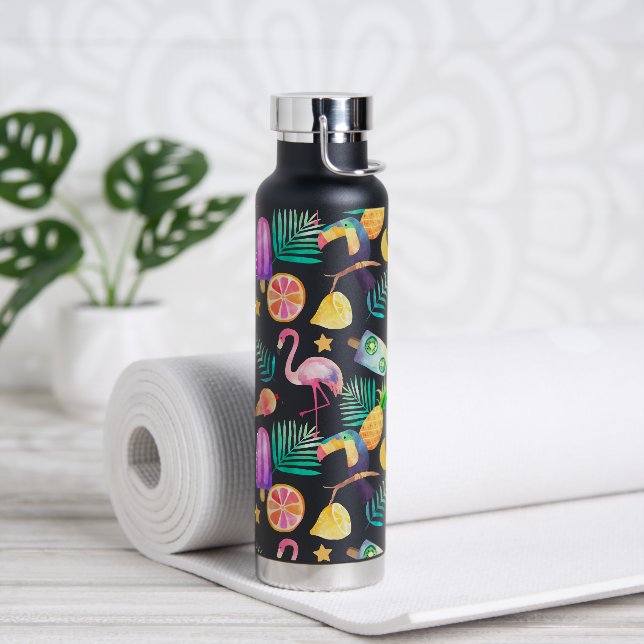 Bouteille D'eau Motif d'été Tropical Fun (Yoga)