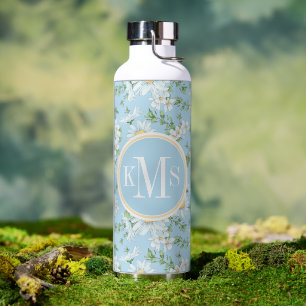 Bouteille D'eau Motif du jardin fleuri Pastel Daisy
