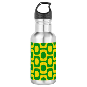 Bouteille D'eau Motif du trottoir d'Ipanema, Motif de plage, Brési